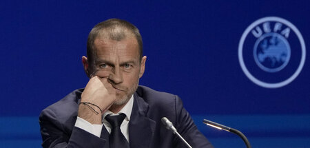 Hat aktuell nichts zu lachen: UEFA-Präsident Aleksander Čeferin