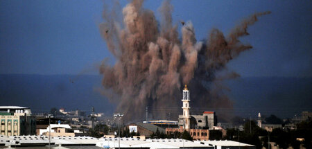 Bombardierung von Gaza-Stadt (19.1.2009) Bombardierung von Gaza-Stadt (19.1.2009)