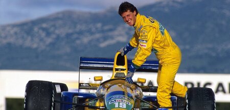 Da ging es los, das große Abenteuer: Michael Schumacher fuhr 199...