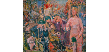Oskar Kokoschka, »Anschluss – Alice im Wunderland«, Öl auf Leinw...