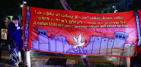Israelischer Protest gegen die ultrarechte Netanjahu-Regierung (... Israelischer Protest gegen die ultrarechte Netanjahu-Regierung (...