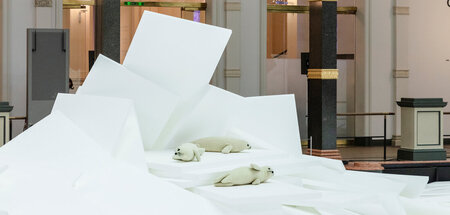 Zeichen für die Nöte isolierter HIV-Infizierter: Installation vo...