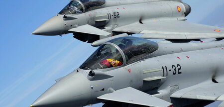 Spanische »Eurofighter« auf Patrouille am Himmel über Litauen (1...