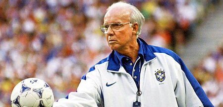 Mario Zagallo als Trainer von Brasiliens Fußballnationalmannscha...