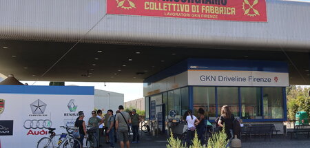 Unterstützter willkommen: Seit zweieinhalb Jahren besetzte GKN-D...