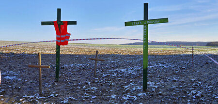 Protest gegen ein neues Bauernlegen bei Hannover (Döteberg, 8.1....