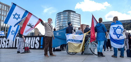 Bedingungslose Solidarität mit Israel: Kundgebung des Mideast Fr...