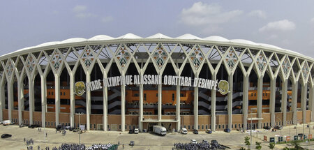 Hier geht’s los: Stade National de la Côte d’Ivoire in Abidjan (...