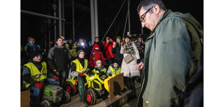 Von der Jugend beeindruckt: Cem Özdemir (Bündnis 90/Die Grünen) ...