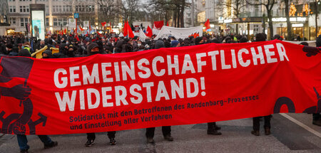 Demonstration in Hamburg im Dezember 2020