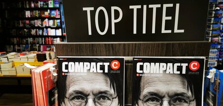 »Top Titel«: Das völkische Magazin Compact prominent plaziert in... »Top Titel«: Das völkische Magazin Compact prominent plaziert in...