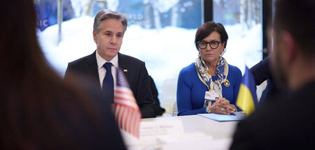 Krisengespräche: US-Außenminister Antony Blinken und die Sonderb...