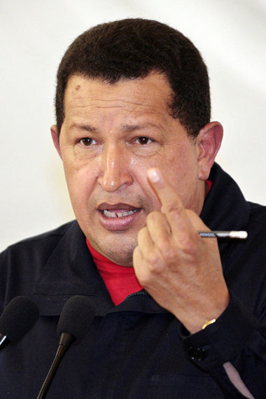 Hugo Chávez erläutert in einen eigenen TV-Sendung seine Politik ...