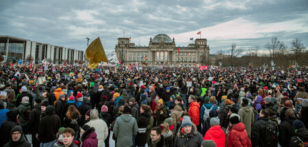 Kundgebung gegen die AfD am Sonntag in Berlin Kundgebung gegen die AfD am Sonntag in Berlin