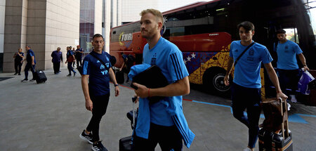 Raus aus dem Bus: Die argentinische U23-Auswahl auf dem Weg ins ...