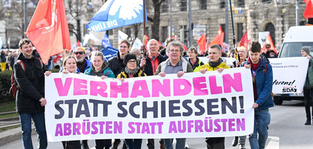 Auch dieses Jahr wollen Demonstranten gegen die Münchner Sicherh...