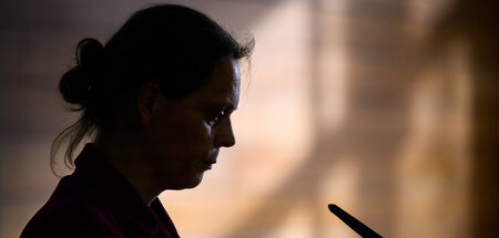 Katharina Kracht, Vertreterin der Betroffenen und Mitglied im Be...