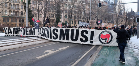 Demonstration gegen Faschismus in Leipzig (21.1.2024)
