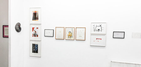 Abseitiges bevorzugt: Blick in die Ausstellung Abseitiges bevorzugt: Blick in die Ausstellung
