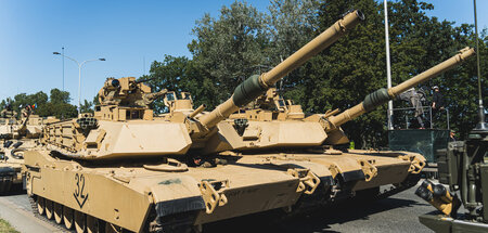 Neben »Abrams«-Panzern standen auf der Liste von Hauptabnehmer P... Neben »Abrams«-Panzern standen auf der Liste von Hauptabnehmer P...