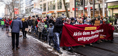 Buntes Happening: Demonstration gegen die AfD und den Rechtsruck... Buntes Happening: Demonstration gegen die AfD und den Rechtsruck...