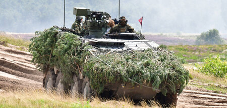 Der Radpanzer »Boxer« ist ein Gemeinschaftsprojekt von Rheinmeta...