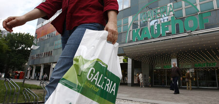 Bis in den Spätsommer liquide: Galeria-Filiale in Berlin