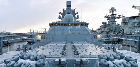 Ziel ukrainischer Angriffe: Die Russische Schwarzmeerflotte, hie...