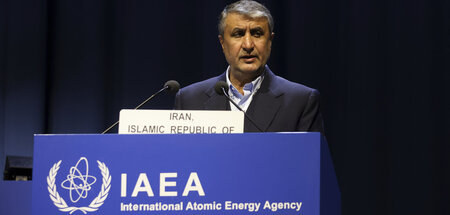 Mohammad Eslami, Leiter der Atomenergie-Organisation des Iran au