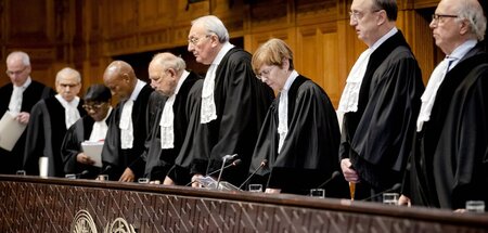 Derzeit viel beschäftigt: Die Richterriege des Internationalen G...