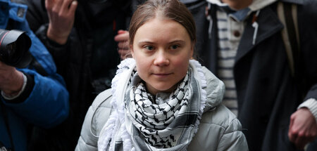 In Solidarität mit Palästina: Umweltaktivistin Greta Thunberg am