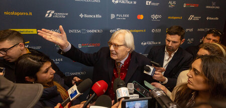 Vittorio Sgarbi am Freitag in Mailand