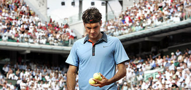 Wer soll ihn denn jetzt noch aufhalten? Roger Federer, 27, fehle... Wer soll ihn denn jetzt noch aufhalten? Roger Federer, 27, fehle...