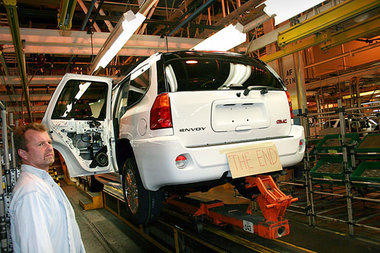 Dayton/Ohio, 23. Dezember 2008: Der letzte GMC Envoy Geländewage... Dayton/Ohio, 23. Dezember 2008: Der letzte GMC Envoy Geländewage...