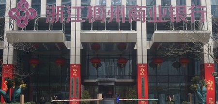 Die Zhejiang Chouzhou Commercial Bank ist die wichtigste Bank de...