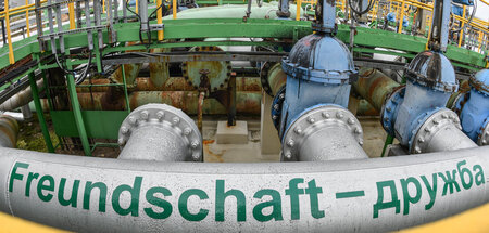 Von wegen: Aus der zu DDR-Zeiten errichteten Pipeline gelangt sc...