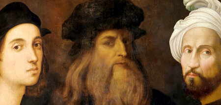 Raffael, Leonardo da Vinci und Michelangelo (v. l.): »Die Meiste...