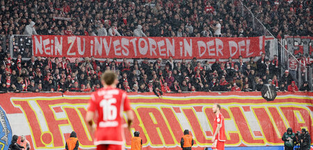 Auch die Fans von Union Berlin sagen nein zur DFL (Leipzig, 4.2....