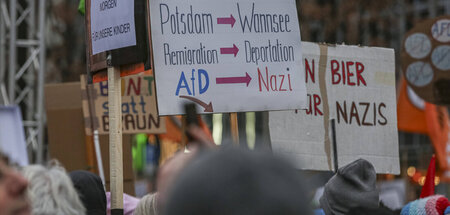 Demonstration gegen rechts am 3. Februar in Nürnberg