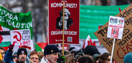 Solidarisch mit Palästina: Der Funke beteiligt sich an Kundgebun...