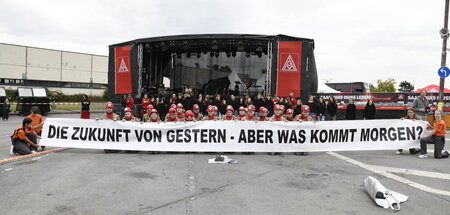 Solidarität vom Karnevalsverein: Die »Faasend Rebellen« am 24.9....