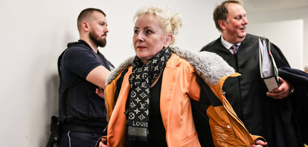 Simone Baum am Mittwoch im Kölner Arbeitsgericht