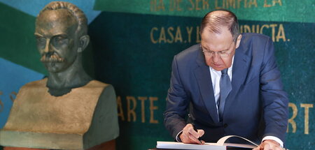 Gedenken an José Martí: Russlands Außenminister Sergej Lawrow in...