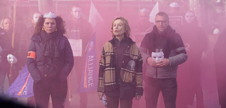 Im technischen Dienst der Polizei: Lucie (Isabelle Huppert, M.)
