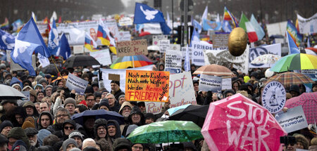 Friedensdemonstration in Berlin (25.2.2023)