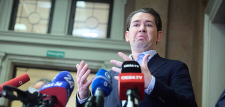 Findet das Urteil »ungerecht«: Kurz vor dem Großen Schwurgericht...