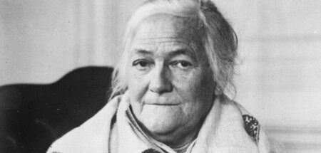 Immer skeptisch: Clara Zetkin im Oktober 1924