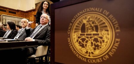 Außenminister Palästinas: Riad Al-Maliki im Internationalen Geri...