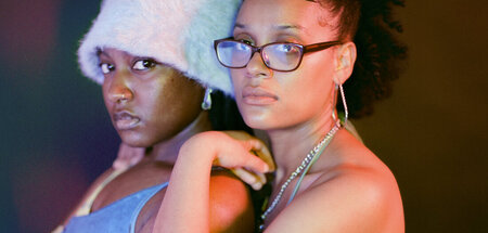 Wo sie sind, ist vorne: maassai (l.) und JWords