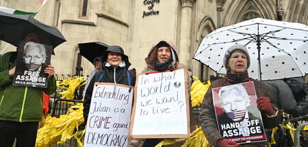 »In welcher Welt wollen wir leben?« fragt eine Unterstützerin vo...